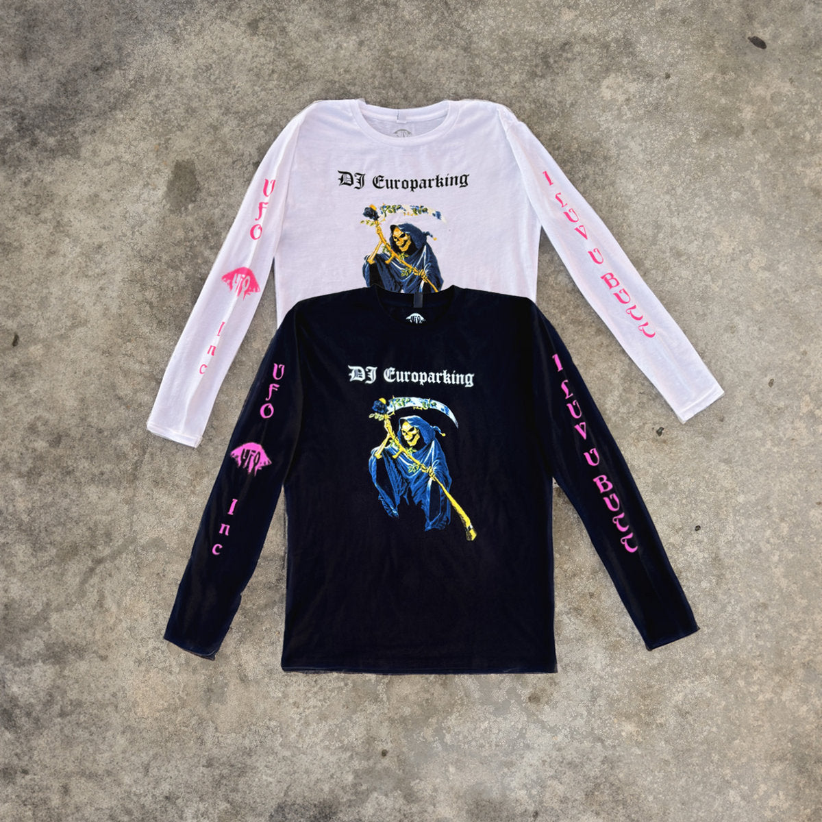 DJ Europarking 'I Luv U Butt' Black Long Sleeve